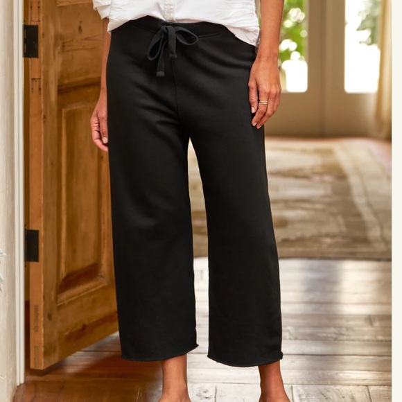 Frank & Eileen Pants - Frank & Eileen Catherine Favorite Sweatpant 24” black crops size large